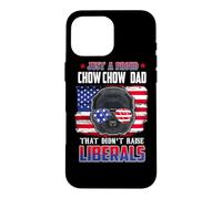 Carcasa para iPhone 16 Pro MAX Just A Proud Chow Chow Dad Merica Dog Patriotic 4th of July