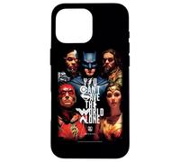 Carcasa para iPhone 16 Pro MAX Justice League Movie Save The World Poster