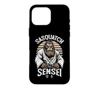 Carcasa para iPhone 16 Pro MAX Karate Warrior Legend Sasquatch Sensei Bigfoot Artes Marciales