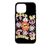 Carcasa para iPhone 16 Pro MAX Keep On Keepin' On Retro Daisy Graphic