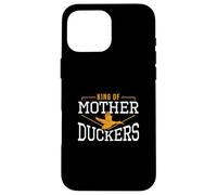 Carcasa para iPhone 16 Pro MAX King of Mother Ducker, Divertido Cazador de Aves acuáticas