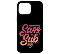 Carcasa para iPhone 16 Pro MAX Kinky BDSM SASS Sub Divertido Sumisa Juego de rol