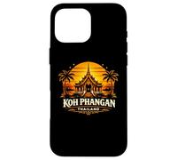 Carcasa para iPhone 16 Pro MAX KOH Phangan Tailandia Sunset Island Viajes Diseño