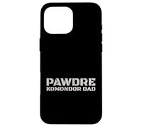 Carcasa para iPhone 16 Pro MAX Komondor Dad Dog Owner Canine Father Design