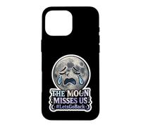 Carcasa para iPhone 16 Pro MAX La Luna Nos extraña #LetsGoBack Llorando Luna Triste