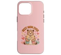 Carcasa para iPhone 16 Pro MAX LA Mejor MAMÁ DE LOS Osos Lindos DÍA DE LA Mad