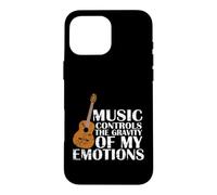 Carcasa para iPhone 16 Pro MAX La música controla la Gravedad de mis emociones