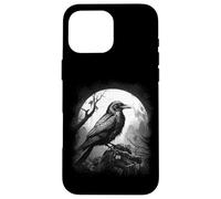 Carcasa para iPhone 16 Pro MAX LA Oscuridad Hay Y Nada MÁS El Cuervo Edgar Allan PoE Meme
