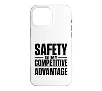 Carcasa para iPhone 16 Pro MAX La Seguridad es mi Ventaja competitiva | Regalo de Seguridad en el Lugar de Trabajo