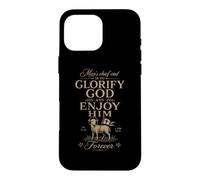 Carcasa para iPhone 16 Pro MAX La teología reformada glorifica a Dios Christian Westminster Cita