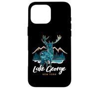 Carcasa para iPhone 16 Pro MAX Lake George New York USA Elk Mountains - Recuerdo novedoso