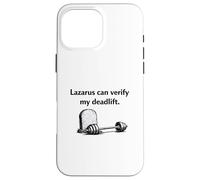 Carcasa para iPhone 16 Pro MAX Lázaro Verificar Irónico Levantamiento Fe Jesús