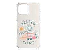 Carcasa para iPhone 16 Pro MAX Leer Junto a la Piscina es mi Humor de Lectura de Verano Cardiovascular