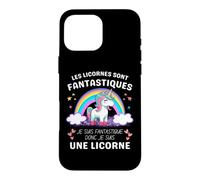 Carcasa para iPhone 16 Pro MAX Les Licornes Sont Fantastiques Cadeau Licorne Adulto Humor