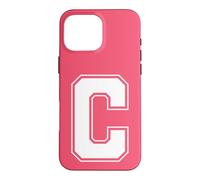 Carcasa para iPhone 16 Pro MAX Letra C Big Bold Capital Varsity Alfabeto Monograma