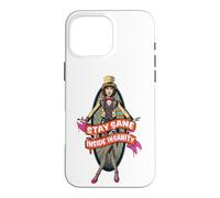Carcasa para iPhone 16 Pro MAX Letra de Columbia Stay Sane Inside Insanity Rose Tint My World