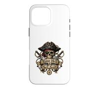 Carcasa para iPhone 16 Pro MAX Levanta el Infierno y zarpa Pirate Skull Nautical Adventure