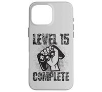 Carcasa para iPhone 16 Pro MAX Level 15 - Juego de Mesa de cumpleaños (15 años)