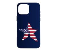 Carcasa para iPhone 16 Pro MAX Libertad Bandera Americana Estados Unidos América Patriota Estrella