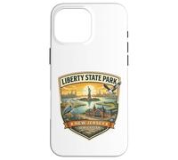 Carcasa para iPhone 16 Pro MAX Liberty State Park New Jersey Ellis Island - Recuerdo novedoso