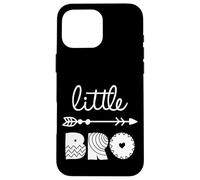 Carcasa para iPhone 16 Pro MAX Lil Bro, Little Bro, Best Brother Ever Novelty Graphic Cool