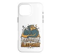 Carcasa para iPhone 16 Pro MAX Lindo sueño Amante del dragón Dormir