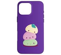 Carcasa para iPhone 16 Pro MAX Lindos Personajes de Mochi Kawaii Apilados