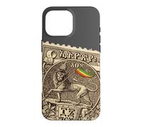 Carcasa para iPhone 16 Pro MAX Lion of Judah Vintage Ethiopia Art Selassie Rasta Reggae