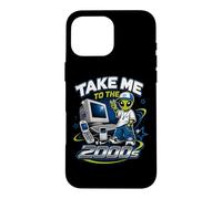 Carcasa para iPhone 16 Pro MAX Llévame a la década de 2000 Retro Alien Y2K Millennium Throwback