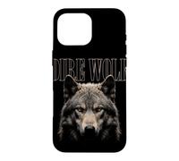 Carcasa para iPhone 16 Pro MAX Lobo Dire Cara Luz De Luna Bosque Fauna Silvestre Naturaleza