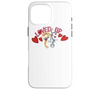 Carcasa para iPhone 16 Pro MAX Looney Tunes Bugs and Lola Loved Up Valentine's Day