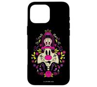 Carcasa para iPhone 16 Pro MAX Looney Tunes Dia de los Muertos Sylvester & Tweety Halloween