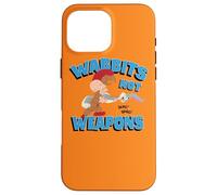 Carcasa para iPhone 16 Pro MAX Looney Tunes Elmer and Bugs Wabbits Not Weapons