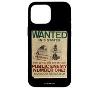 Carcasa para iPhone 16 Pro MAX Looney Tunes Slyvester Wanted Public Enemy