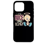 Carcasa para iPhone 16 Pro MAX Looney Tunes Tweety Nice To Be Kind