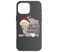 Carcasa para iPhone 16 Pro MAX Looney Tunes Tweety Who You Calling Naughty?