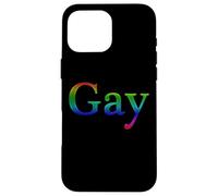 Carcasa para iPhone 16 Pro MAX Los Derechos de los homosexuales legalizan el Matrimonio Gay LGBTQIA Bandera del Orgullo Gay