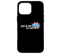 Carcasa para iPhone 16 Pro MAX Lost in The 90s Happy There, diseño Pop Art Retro