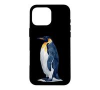 Carcasa para iPhone 16 Pro MAX Low Poly Emperor Penguins Geometric Art