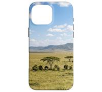 Carcasa para iPhone 16 Pro MAX Maasai Mara Savannah Kenia Vida Silvestre Paisaje Escena
