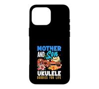 Carcasa para iPhone 16 Pro MAX Madre e Hijo Ukelele Buddies For Life Hawaiian Music