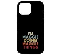 Carcasa para iPhone 16 Pro MAX Maggie Name Maggie Personalized Name First Given