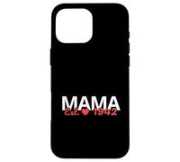 Carcasa para iPhone 16 Pro MAX Mamá EST 1942 - Celebración de Cumpleaños Maternidad