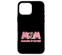 Carcasa para iPhone 16 Pro MAX MAMÁ - Manager of Mayhem - Funny Mom and Mother