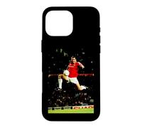 Carcasa para iPhone 16 Pro MAX Manchester United Eric Cantona Leap Copa Mundial de Fútbol