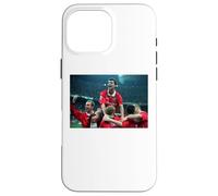 Carcasa para iPhone 16 Pro MAX Manchester Utd Roy Keane GOL Celebración Copa Mundial Fútbol