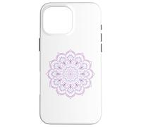 Carcasa para iPhone 16 Pro MAX Mandala Energía Sagrada Yoga Prana Art Mantra Om Good Vibe