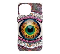 Carcasa para iPhone 16 Pro MAX Mandala Evil Eye Art Style Boho Hippie Estética