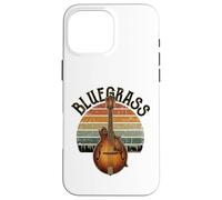 Carcasa para iPhone 16 Pro MAX Mandolina Vintage Mandolinista Retro Guitarra Mandolina