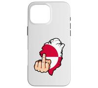 Carcasa para iPhone 16 Pro MAX Manos Fuera del Mapa de Groenlandia, Bandera de Groenlandia, no está